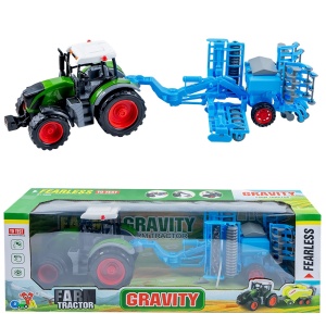 Tractor cu frictiune si semanatoare - Img 1