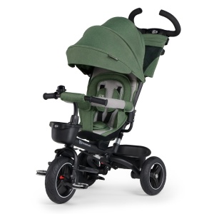 TRICICLETA KINDERKRAFT SPINSTEP, GREEN - Img 1