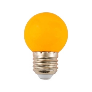 Bec LED, E27, 2W, Portocaliu - Img 1