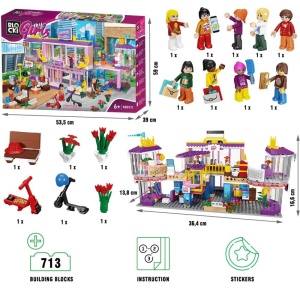 Blocki my girls, Centrul comercial, 713 piese - Img 2