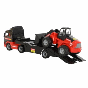 Camion+buldozer - Mammoet, 89x19x25 cm, Polesie - Img 2