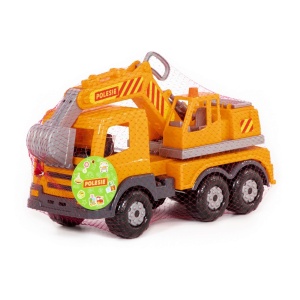 Camion-excavator, 42,5x16,5x24,5 cm, Polesie - Img 2