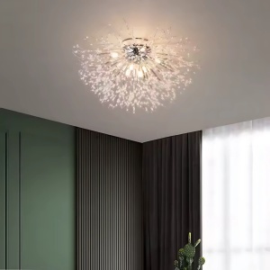 Candelabru Cristal RONDO Vivace, 8x G9, Diametru 60cm, Argintiu Lucios - Img 3