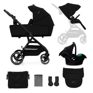CARUCIOR KINDERKRAFT YOXI 3IN1 (MINK PRO) PURE BLACK - Img 1