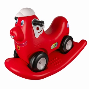 Catel balansoar 2 in 1, rosu - ROBENTOYS - Img 1