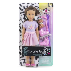 COROLLE SET UNICORN PAPUSA LUNA 28CM - Img 1