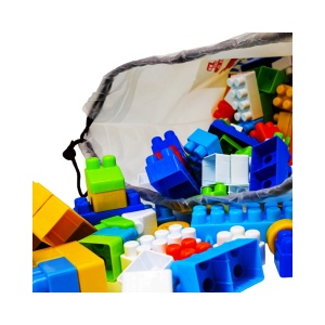 Cuburi constructii ambalaj mare, 320 piese/570g - ROBENTOYS - Img 2