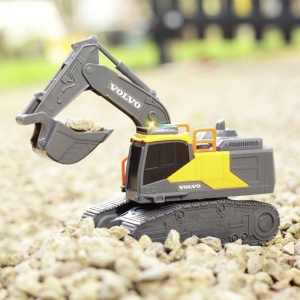DICKIE EXCAVATOR VOLVO CU SENILE SUNETE SI LUMINI - Img 3