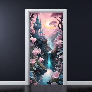 Folie imprimata color pentru decor Usa, dimensiune 200 x 90cm, model: AVX-DR13 - Img 1