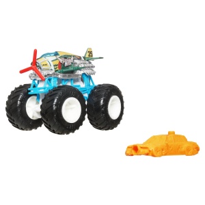HOT WHEELS MONSTER TRUCK MASINUTA AIRPLANE MODE SCARA 1:64 - Img 2