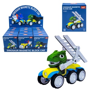 Jocuri constructii magnetic, 12 buc/set - Img 1