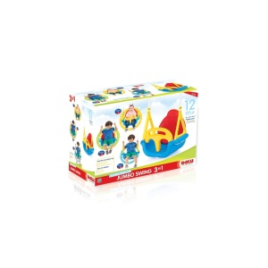 Leagan cu spatar, tricolor, 45x49x32cm - Dolu - Img 2