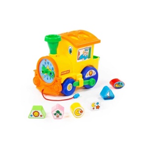 Locomotiva educativa+forme, 22x14x18 cm, Cavallino - Img 1