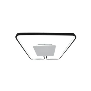 Lustra LED cu telecomanda ANKA 106W, lumina Calda/Neutra, Dimabila, Negru - Img 3