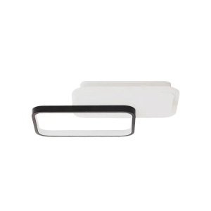 Lustra LED cu telecomanda CAROLINA 50W, 2 Elemente, lumina Rece/Calda/Neutra, Dimabila, Negru - Img 3
