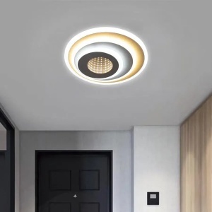 Lustra LED NEXA ROTUND 3D 38W, lumina Rece/Calda/Neutra, Alb - Img 1