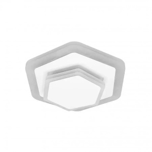Lustra LED SONIA 36W, lumina Rece/Neutra, Alb - Img 2