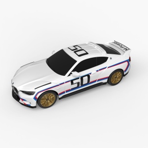 MASINA CU TELECOMANDA BMW 3.0 CSL SCARA 1 LA 24 - Img 3