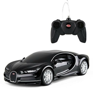 MASINA CU TELECOMANDA BUGATTI CHIRON NEGRU CU SCARA 1 LA 24 - Img 2