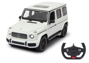 MASINA CU TELECOMANDA MERCEDES-BENZ G63 ALB SCARA 1 LA 14 - Img 4