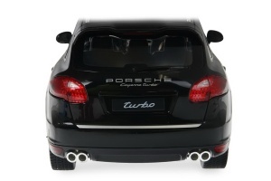 MASINA CU TELECOMANDA PORSCHE CAYENNE TURBO NEGRU CU SCARA 1 LA 14 - Img 4