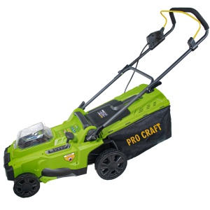 Masina de tuns iarba pe 2 acumulatori PLM20 PROCRAFT - Img 1