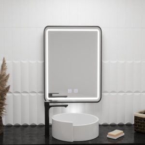 Oglinda LED Rectangulara, 60x80cm, Taglio Touch, Sistem Dezaburire - Img 3