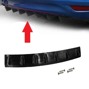 Ornament Tuning Spoiler cu 7 aripioare, lungime 85 cm, culoare Negru - Img 1