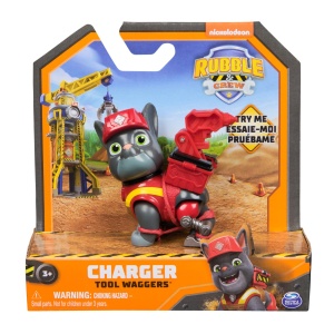 PATRULA CATELUSILOR RUBBLE AND CREW FIGURINA CHARGER 5CM - Img 1