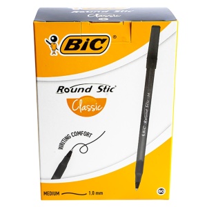 Pix Round Stic negru 60/cutie - BIC - Img 2