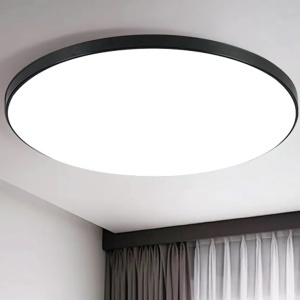 Plafoniera LED SOLIS 37cm 33W Lumina Neutra Negru - Img 2