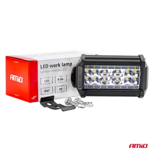 Proiector LED pentru Off-Road, ATV, SSV, culoare 6500K, 28 LED-uri, tensiune 9 - 36V, dimensiune 136 x 80 mm - Img 10