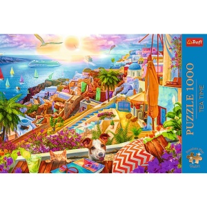 PUZZLE 1000 PREMIUM PLUS TEA TIME VIZITAND SANTORINI - Img 3