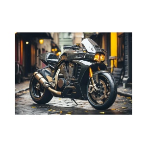 Puzzle 500 piese, Motocicleta - DINO TOYS - Img 2
