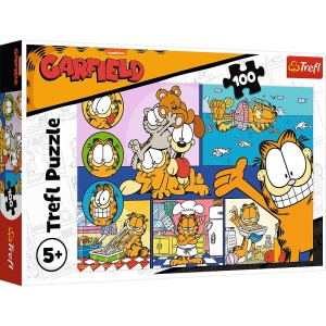 PUZZLE TREFL 100 LENESUL GARFIELD - Img 1