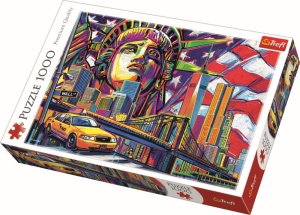 PUZZLE TREFL 1000 NEW YORK IN CULORI - Img 1