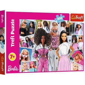 PUZZLE TREFL 200 BARBIE IN LUMEA LUI BARBIE - Img 1