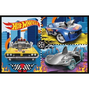PUZZLE TREFL 2X70 HOT WHEELS MASINI - Img 3