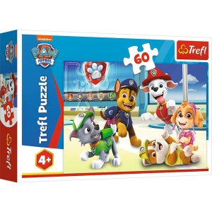 PUZZLE TREFL 60 PATRULA CATELUSILOR IN LUMEA CATEILOR - Img 1
