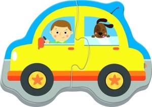 PUZZLE TREFL BABY CLASIC VEHICULE PENTRU TRANSPORT 8 PIESE - Img 3