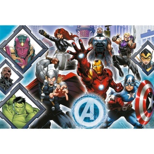 PUZZLE TREFL PRIMO SUPER SHAPE XXL 104 AVENGERS - Img 2