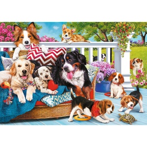 PUZZLE TREFL UFT 1000 PRIETENIA CATELUSILOR - Img 2