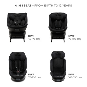 SCAUN AUTO KINDERKRAFT XPEDITION 3 I-SIZE 40-150 CM, BLACK - Img 2