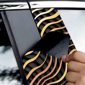 Set 2 stickere decorative pentru stalpii usilor, print autoadeziv de inalta rezolutie, dimensine 2 buc x 50 x 22 cm , cod: AVX-SSU-14 - Img 3