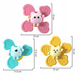 Set 3 jucarii interactive, model "FIDGET SPINNER J001" pentru copii sau bebelusi - Img 3