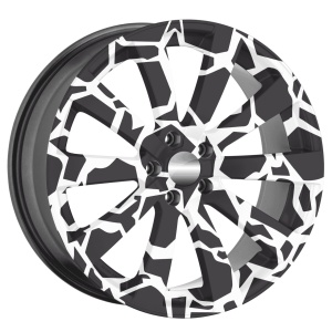 Set 4 Folii Imprimate Outdoor cu EcoSolvent, autoadezive, pentru decorarea jantelor auto, dimetru 60 cm, model FJT-18 - Img 3