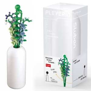 Set de Constructie Flowers, 222 piese, Rocket Larkspur - Sluban - Img 1
