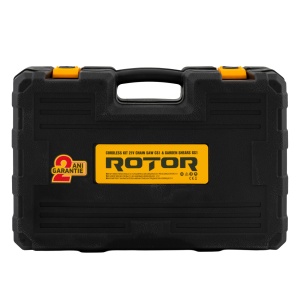 Set mini fierastrau CS1 si Foarfeca de gradina GS1 pe acumulator ROTOR, 500 W,600 W 4500 rot/min, 21 V 3 Ah - Img 12