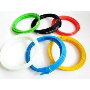 Set protectie jante, calitate Premium, 4 inele din plastic, culoare ALB - Img 2
