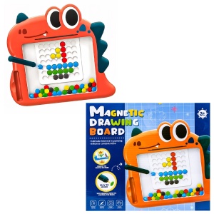 Tablita magnetica + pioneze, Dinozaur - Img 1